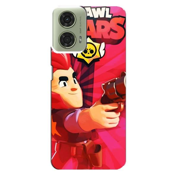 Чехол для Motorola MOTO G24 Бравл Старс (VPrint) – Дуэлянт Кольт