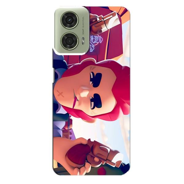 Чехол для Motorola MOTO G24 Бравл Старс (VPrint) – Кольт