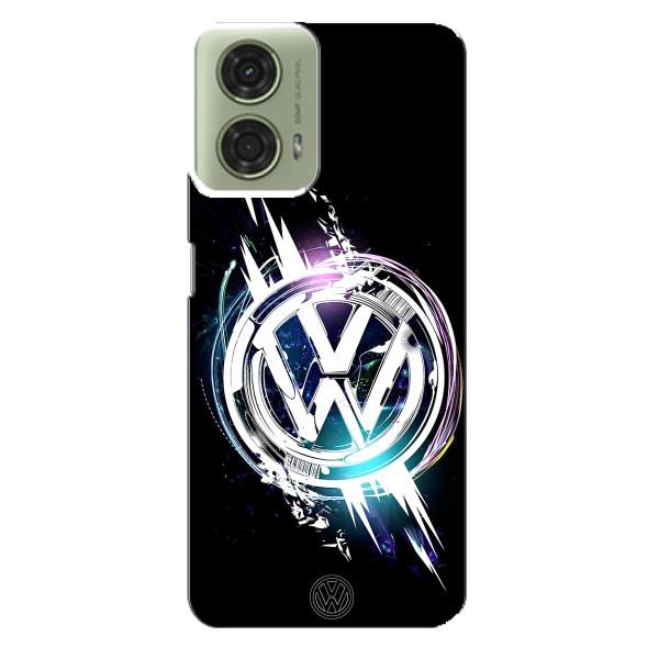 Чехол "Фольксваген" для Motorola MOTO G24 – Volkswagen на черном