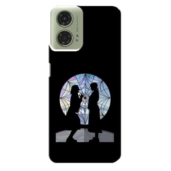 Чохли Венсдей на Motorola MOTO G24 Уенсдей (AlphaPrint) – кімната Венздей