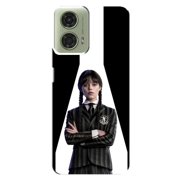 Чохли Венсдей на Motorola MOTO G24 Уенсдей (AlphaPrint) – W-Wednesday