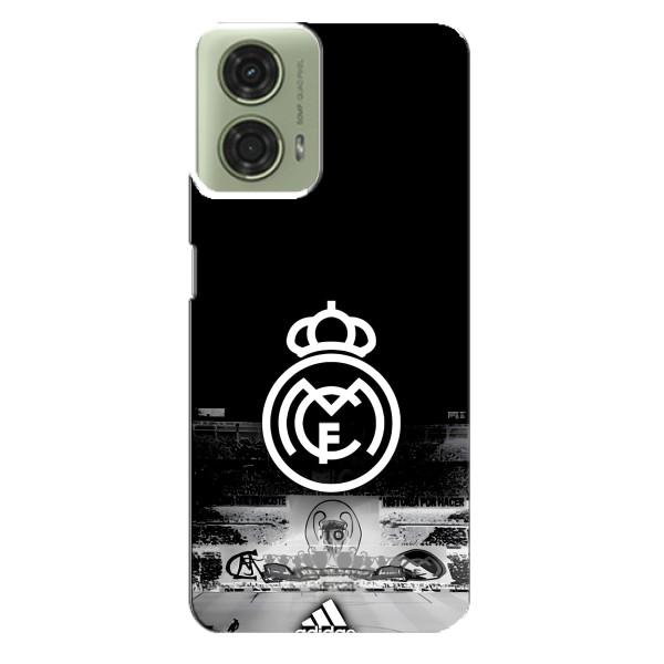 ФК Реал Мадрид чохли для Motorola MOTO G24 (AlphaPrint) – емблема Реал Мадрид