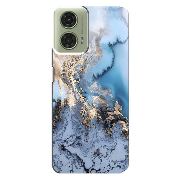 Мраморный чехол на Motorola MOTO G24 (VPrint) – Нежный мрамор