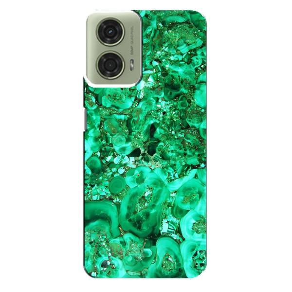 Мраморный чехол на Motorola MOTO G24 (VPrint) – Салатный Мрамор