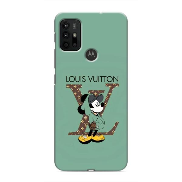 Чехлы Луи Витон для Motorola MOTO G30 (AlphaPrint - LOUIS VUITTON) – Микки Маус LV