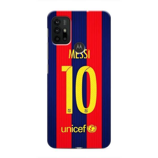 Чехлы Месси для Motorola MOTO G30 (AlphaPrint) – Messi Barca 10