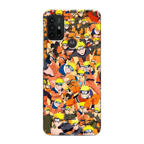 Чохли з принтом НАРУТО на Motorola MOTO G30 – Коллаж Наруто