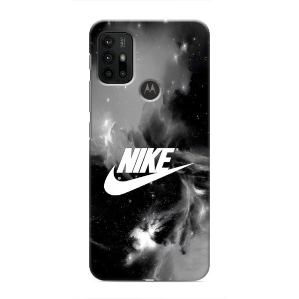Чехол для Motorola MOTO G30 - с принтом Найк (AlphaPrint) – Лого Найк