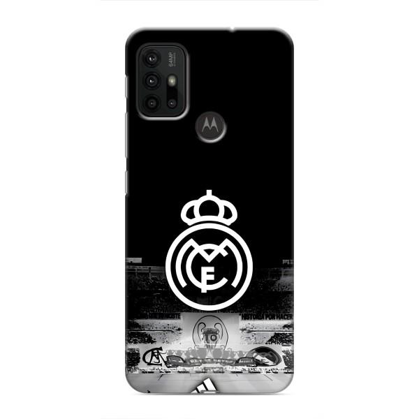 ФК Реал Мадрид чохли для Motorola MOTO G30 (AlphaPrint) – емблема Реал Мадрид