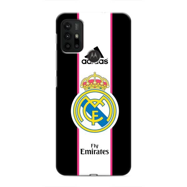 ФК Реал Мадрид чохли для Motorola MOTO G30 (AlphaPrint) – лого Real Madrid