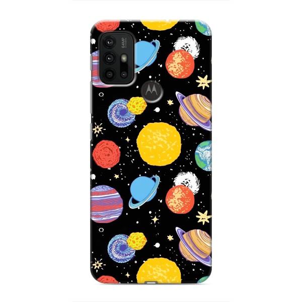 Космічні Чохли для Моторола МОТО G30 (VPrint) – Намальовані планети