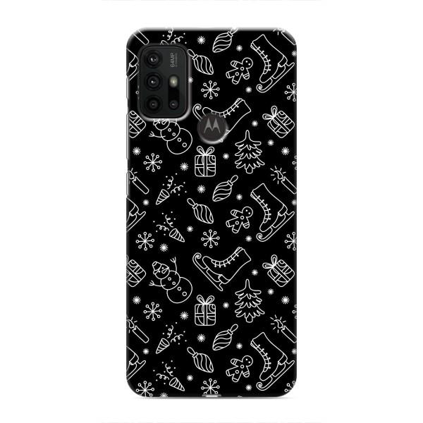 Новогодние, Праздничные Чехлы для Motorola MOTO G30 - 2024 год – Новогодний фон