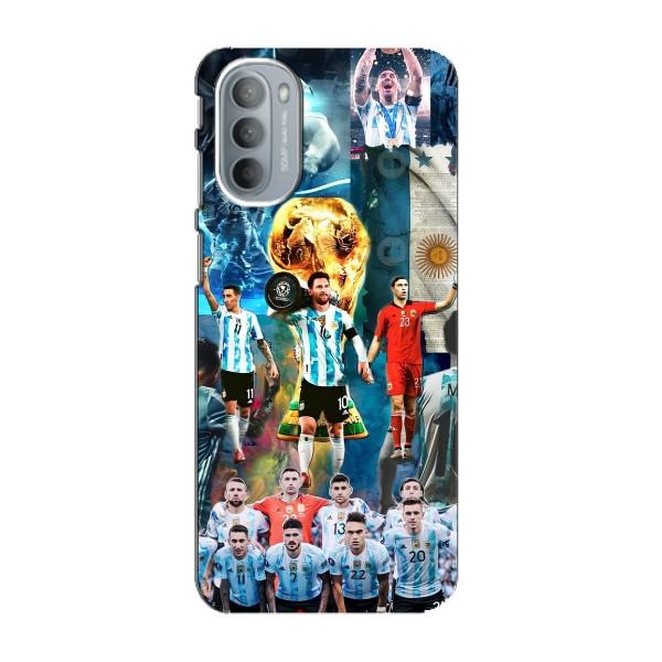 Чехлы Месси для Motorola MOTO G31 (AlphaPrint) – Аргентина Месси