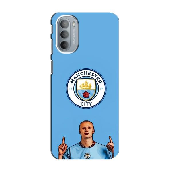 Чехлы с футболистом Ерлинг Холанд для Motorola MOTO G31 (AlphaPrint) – Холанд Манчестер Сити