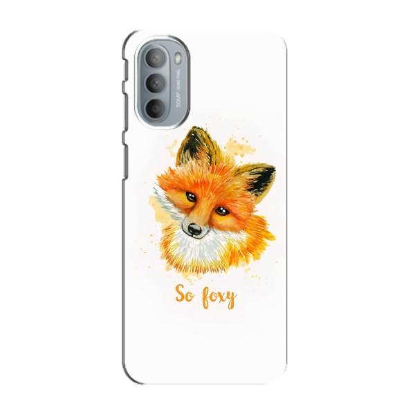 Чохли з картинкою Лисичка для Motorola MOTO G31 (VPrint) – Дівчинка Лиса