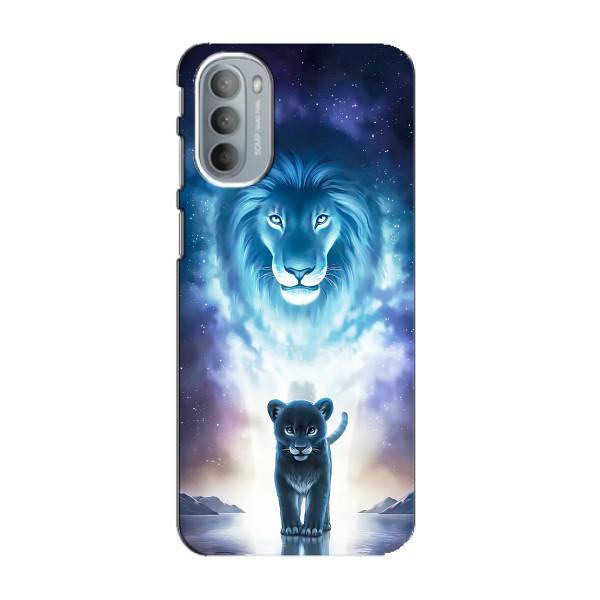 Чохол з картинкою ЛЕВ для Motorola MOTO G31 (VPrint) – Маленький лев