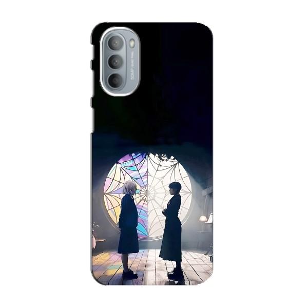 Чохли Венсдей на Motorola MOTO G31 Уенсдей (AlphaPrint) – Венздей та Інід