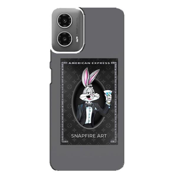 Брендновые Чехлы для Motorola MOTO G34 - (PREMIUMPrint) – Бакс Бани LV