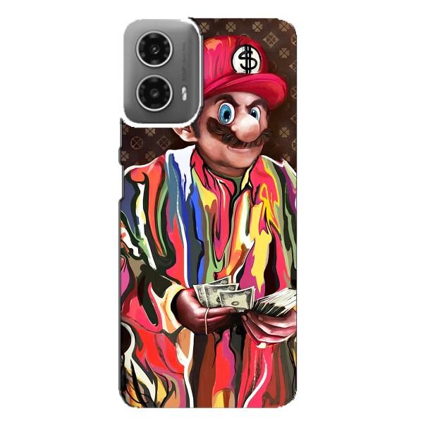 Брендновые Чехлы для Motorola MOTO G34 - (PREMIUMPrint) – Mario LV
