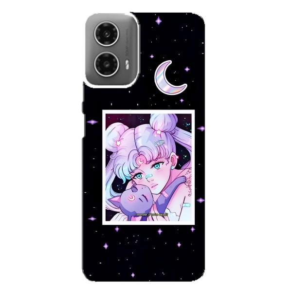 Чехлы Персонажи Аниме Наруто для Motorola MOTO G34 (AlphaPrint) – Сейлор Мун