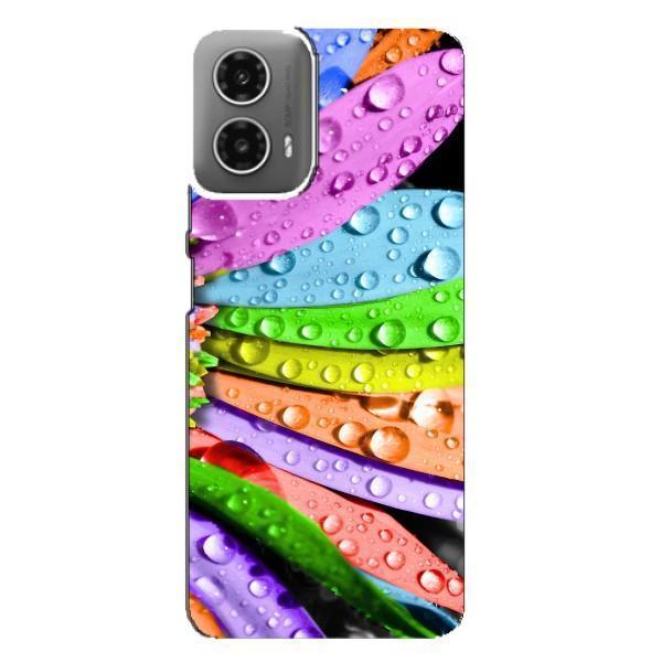 Чехлы (ART) Цветы на Motorola MOTO G34 (VPrint) – Семиквітка