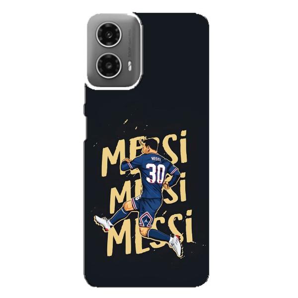 Чохли для Motorola MOTO G34 (Leo чемпіон) (AlphaPrint) – Messi ПСЖ