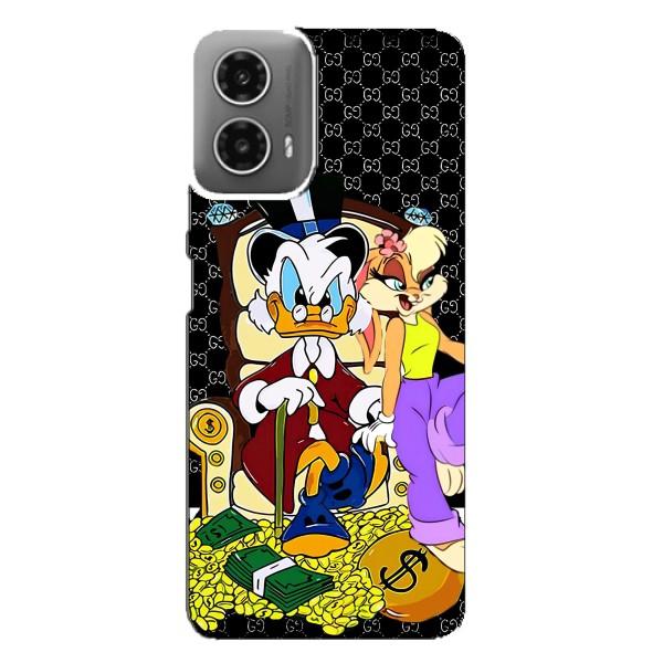 Чехлы для Motorola MOTO G34 - Скрудж МакДак Louis Vuitton (PREMIUMPrint) – Стильная Утка
