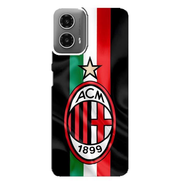 Чехлы для Motorola MOTO G34 (VPrint) - Футбольные клубы – ФК Милан