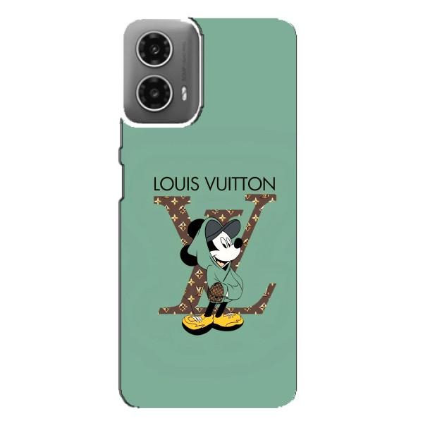 Чехлы Луи Витон для Motorola MOTO G34 (AlphaPrint - LOUIS VUITTON) – Микки Маус LV