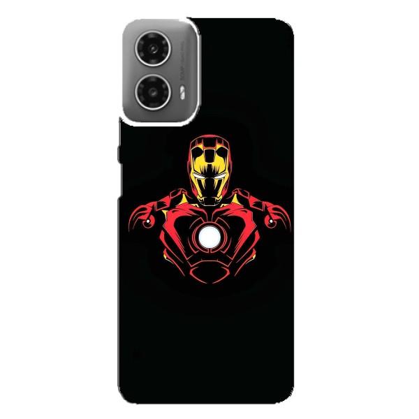 Чехлы с героями Марвел Motorola MOTO G34 (VPrint) – Человек железный