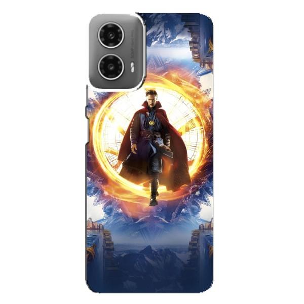 Чехлы с героями Марвел Motorola MOTO G34 (VPrint) – Доктор Стрендж