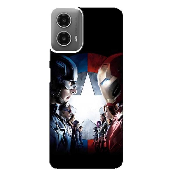 Чехлы с героями Марвел Motorola MOTO G34 (VPrint) – Марвел стайл