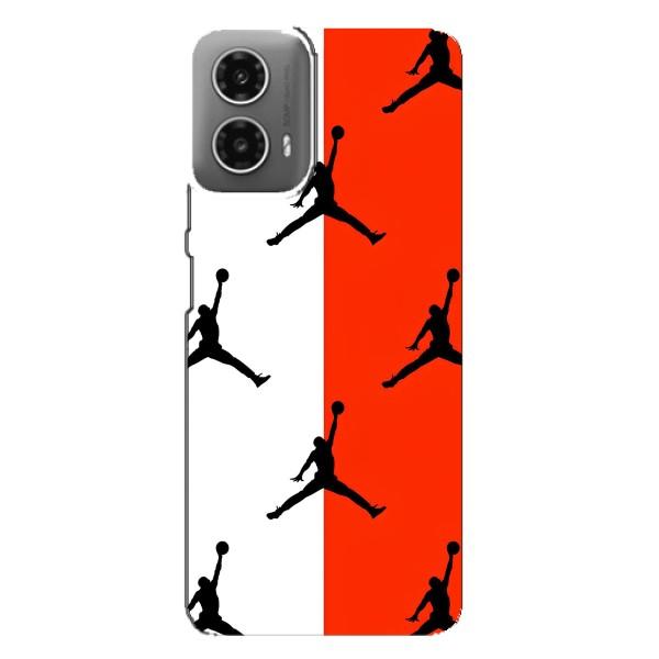 Чехлы для Motorola MOTO G34 - с картинкой JORDAN (AlphaPrint) – Лого Джордан