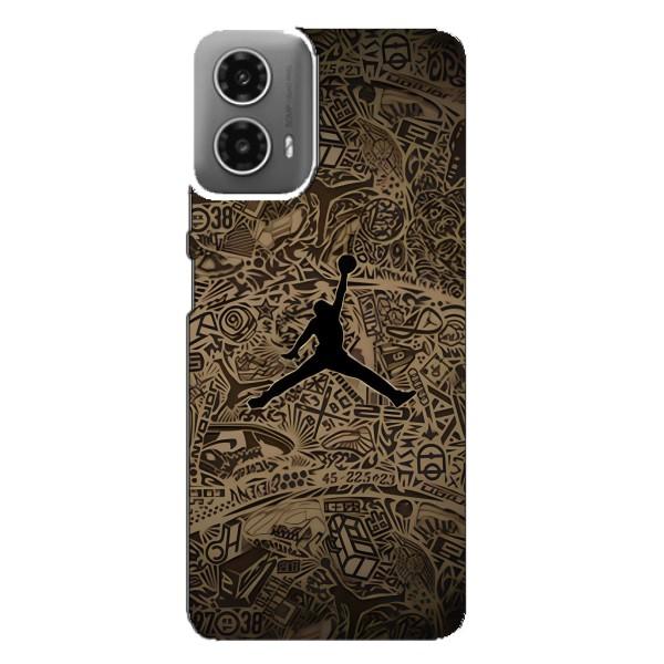 Чехлы для Motorola MOTO G34 - с картинкой JORDAN (AlphaPrint) – Logo Jordan