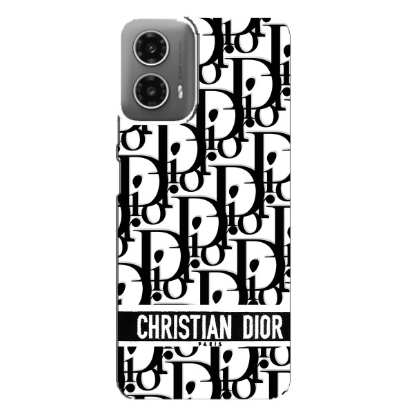 Чехол (Dior, Prada, YSL, Chanel) для Motorola MOTO G34 – Christian Dior