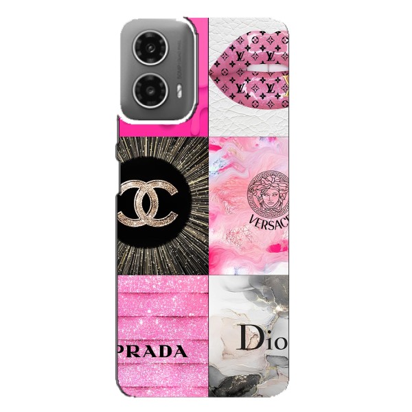 Чехол (Dior, Prada, YSL, Chanel) для Motorola MOTO G34 – Модница