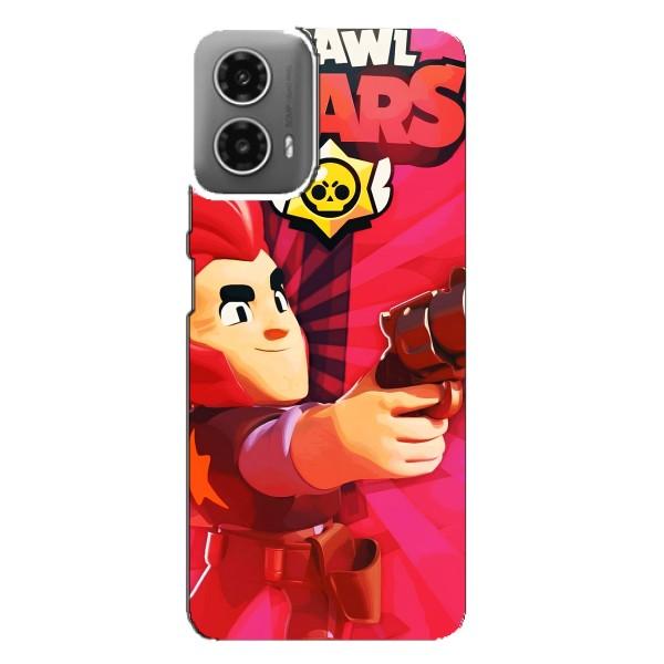 Чехол для Motorola MOTO G34 Бравл Старс (VPrint) – Дуэлянт Кольт