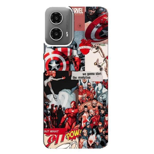 Чохол МАРВЕЛ для Моторола МОТО G34 (AlphaPrint) – Марвел Комикс