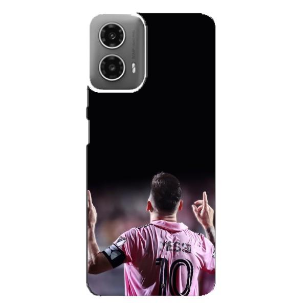 Чехол Месси футболист для Motorola MOTO G34 – Месси в Интер