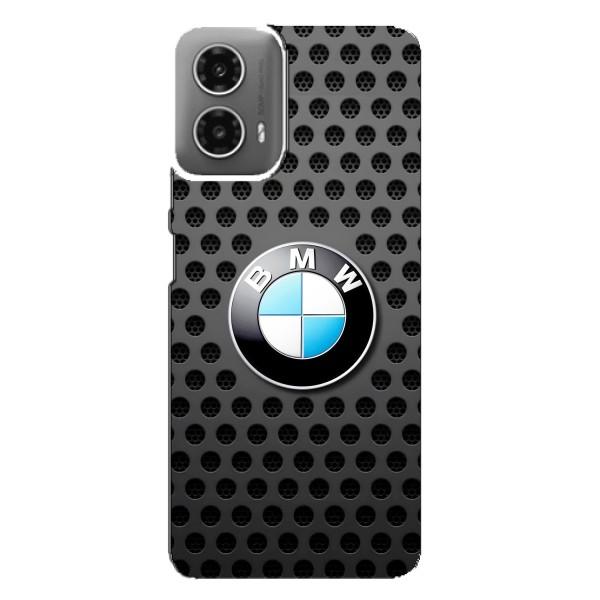 Чехол для МОТО Джи 34 - с принтом БМВ (AlphaPrint) – Знак БМВ
