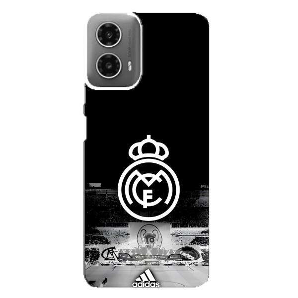 ФК Реал Мадрид чохли для Motorola MOTO G34 (AlphaPrint) – емблема Реал Мадрид
