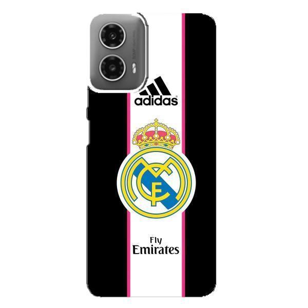 ФК Реал Мадрид чохли для Motorola MOTO G34 (AlphaPrint) – лого Real Madrid