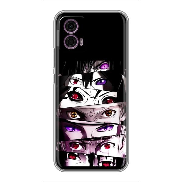 Чехлы Персонажи Аниме Наруто для Motorola Moto G35 (AlphaPrint) – Глаза Anime