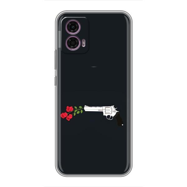 Чехлы (ART) Цветы на Motorola Moto G35 (VPrint) – Неожиданные цветы