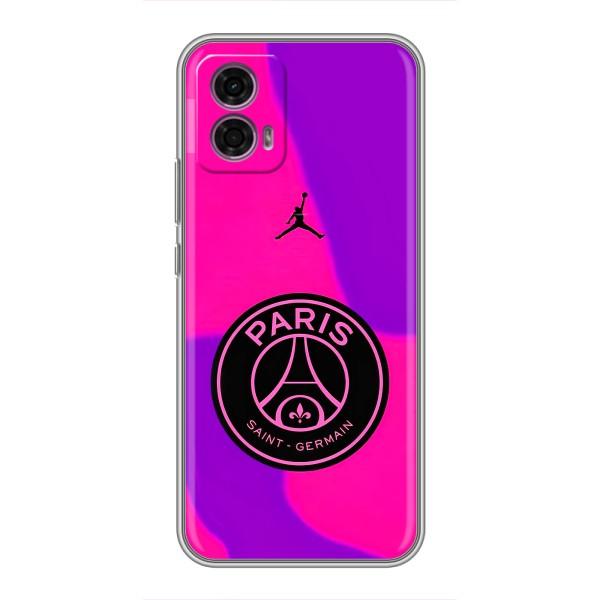 Чехлы PSG для Motorola Moto G35 (AlphaPrint) – яркий ПСЖ