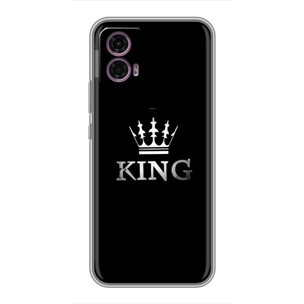 Чохол (Корона на чорному фоні) для Моторола Мото G35 – KING