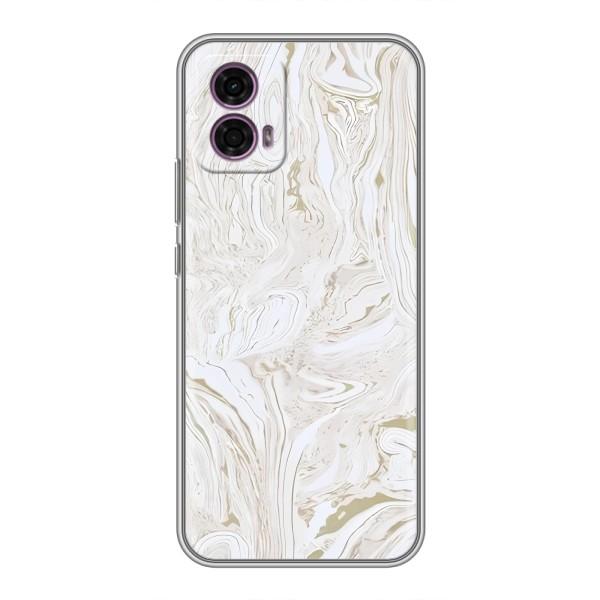 Мраморный чехол на Motorola Moto G35 (VPrint) – Белый мрамор