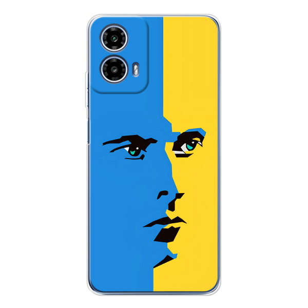 Украинские Чехлы для Motorola Moto G35 с картинкой УПА (AlphaPrint) – Степан Бандера