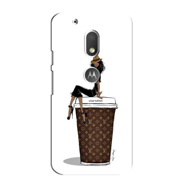 Чехлы Луи Витон для Motorola MOTO G4 Play (AlphaPrint - LOUIS VUITTON) – кофе LOUIS VUITTON