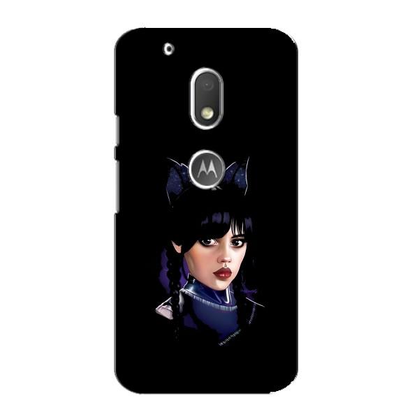 Чохли Венсдей на Motorola MOTO G4 Play Уенсдей (AlphaPrint) – серйозна Венздей